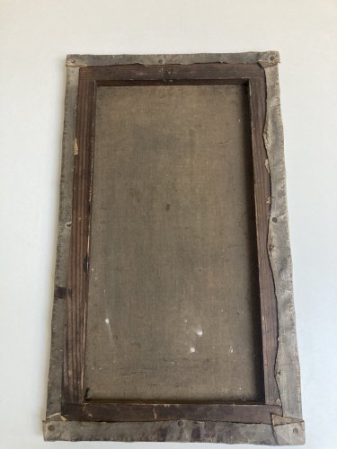 Peinture Femme Sur Toile Signé À Identifier Romantisme, Atelier étude art