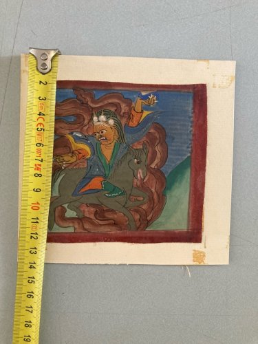 Peinture Gouache Art Inde Illustration Orient Orientaliste Cheval Cavalier