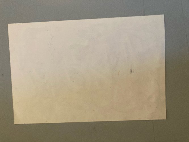 Peinture gouache dessin abstrait 1990 Encre Papier Art À Identifier