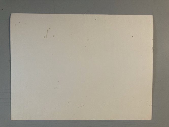 peinture Gouache Papier 1960 paysage Maison Chalet Graissan  Ancien Plage