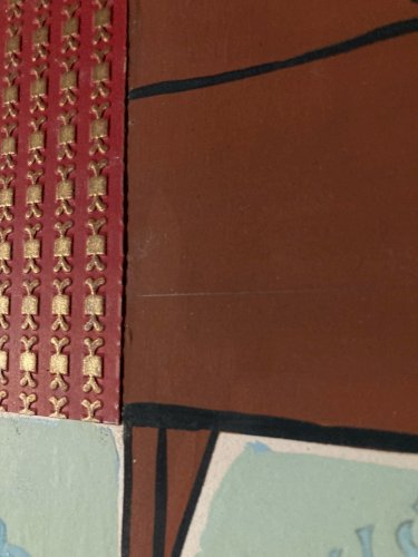 Peinture Gouache  Projet Publicité 1960 Salon Des Antiquaire Petit Palais