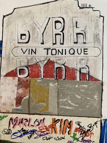 Peinture Graffiti Byrr Vin Graff Street Art Architecture Art 1980 Chantier XXe