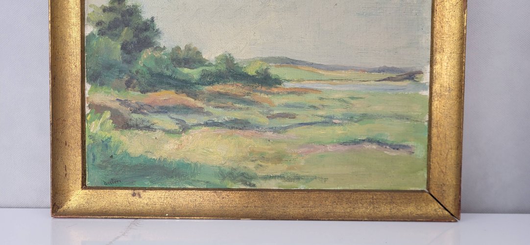 Peinture HSP Maurice Desevre, St Briac 1933