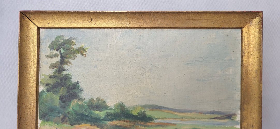 Peinture HSP Maurice Desevre, St Briac 1933