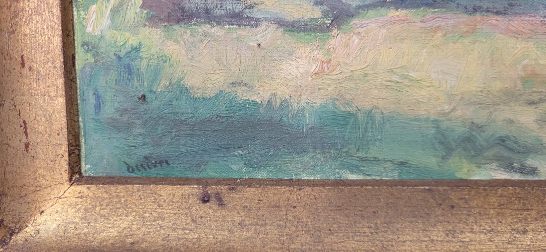 Peinture HSP Maurice Desevre, St Briac 1933