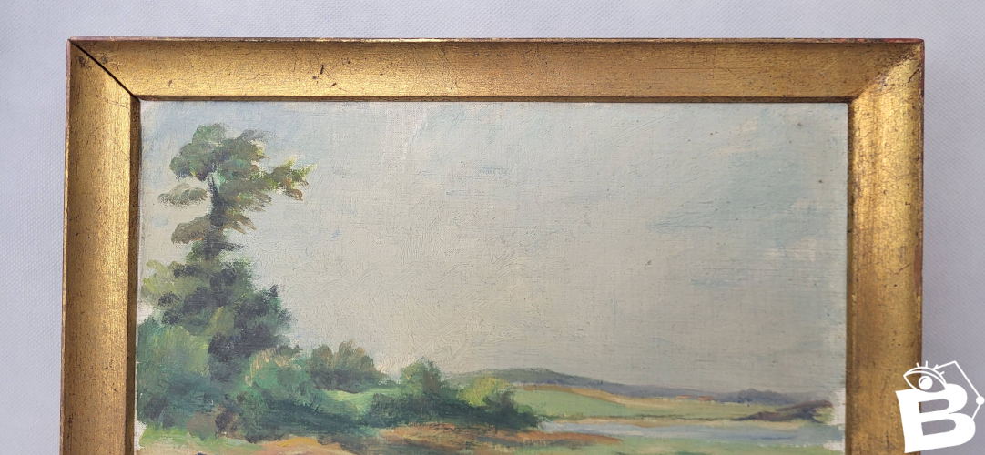 Peinture HSP Maurice Desevre, St Briac 1933