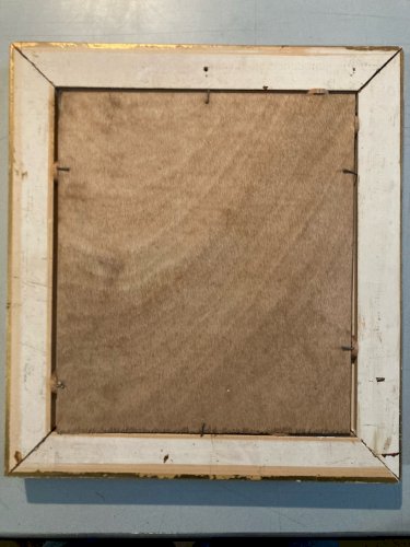 Peinture Huile Bois 1960 Jeune portrait femme Gérard PAMBOUJIAN Art