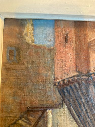 Peinture Huile Marcel Canet Orientaliste XIXe Orientalisme Ane Animal Ancien Art