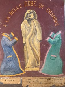 Peinture Huile Panneau Art Brut 1954 Salon Des Indépendants Naif Regnier Ancien