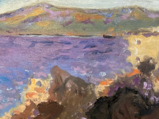 Peinture Huile Sur Toile Fauve Fauvisme Fauviste 1950 Côté D Azur Rolf Heigel