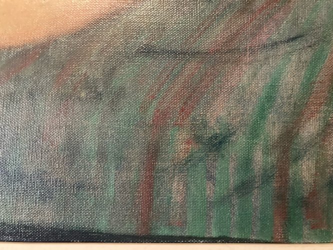 peinture Huile Sur Toile Femme 1960 Signé corps Van Melkebeke Jacques Art