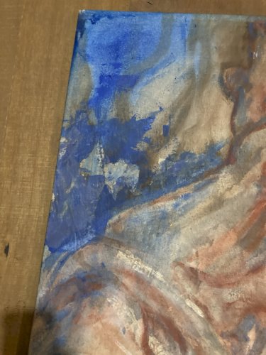 peinture Huile Sur Toile Femme Homme 2002 Art Le Poulpe Signé À Identifier