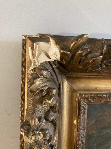 Peinture Huile Sur Toile Portrait Orientaliste XIXe Orientalisme Art Ancien