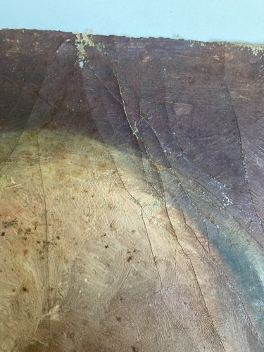 Peinture Huile Toile Portrait XIXe Homme Barbe Art 1850 A Identifier Old