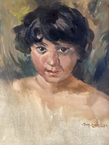 Peinture Huile Toile Tony Cardella 1950 Impressionniste Impressionnisme Painting