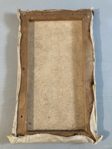 Peinture Moderne Huile Sur Toile Abstrait Hst Abstraction 2000 Écorce Platane