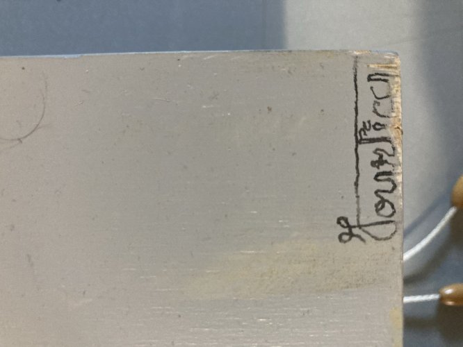 Peinture Objet À Système Abstrait Huile  1970 Abstraction à identifier Art