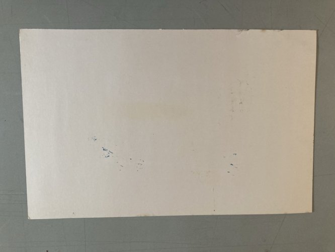 Peinture Papier Aquarelle Portrait Femme Expressionniste Expressionnisme 1960