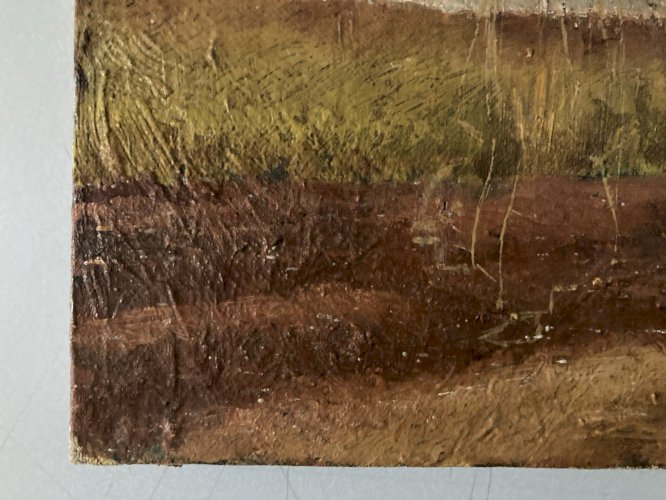 Peinture Portrait Huile Toile Expressionniste 1940 Expressionnisme Painting Art