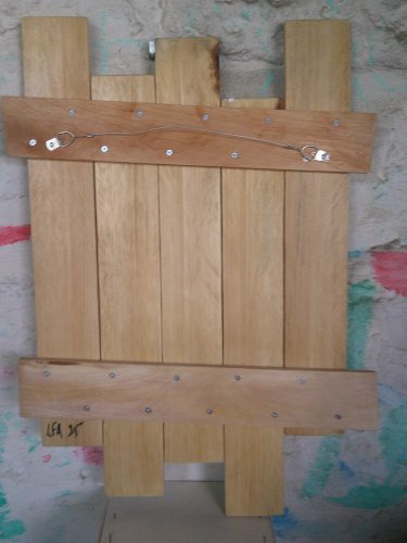 Peinture sur bois de palette street art - Style Banksy -