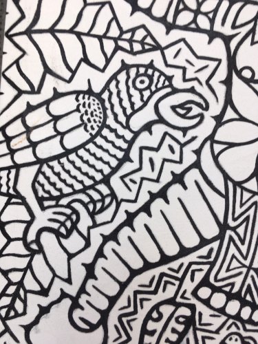 Peinture Sur Toile Dessin Art Brut Outsider 2012 Apa Hugo PNG