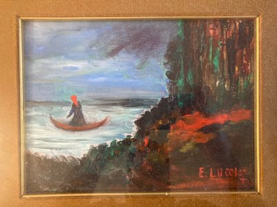 Symbolism Symbolist Painting To Identify Boat Character Art 1980