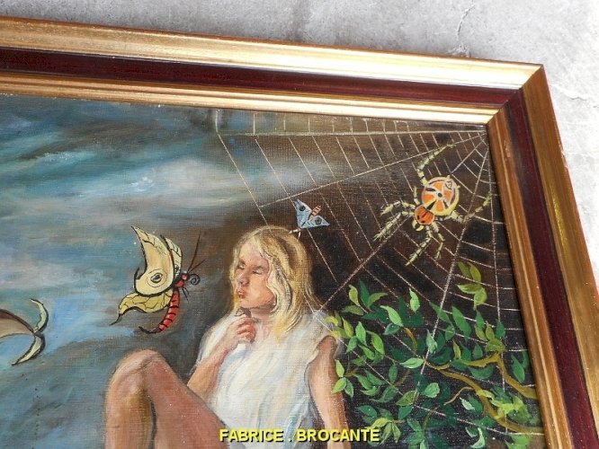PEINTURE TABLEAU LISE GUILLEMONT 1984 N° 1