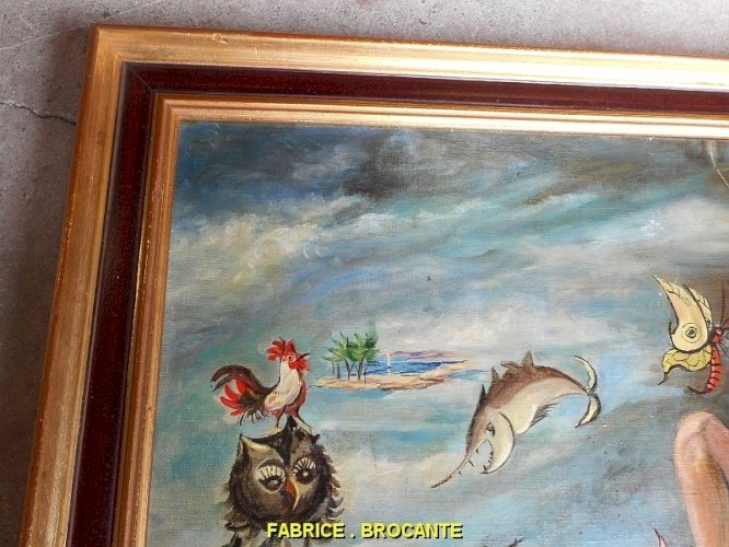PEINTURE TABLEAU LISE GUILLEMONT 1984 N° 1