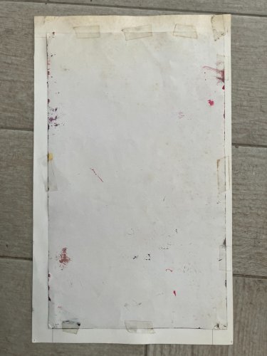 peinture technique mixte encre et aerographe danseuse