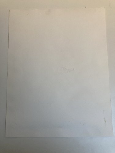 Peinture Technique Mixte Gouache Feutre Crane Vache Abstrait Abstraction 2000