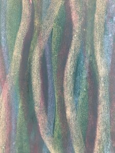 Mixed Media Painting Gouache Pastel To Identify 1973 Abstract Abstraction