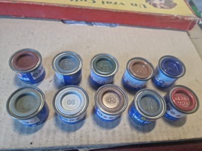 REVELL enamel paints for modeling - Set of 10 pots Ref 5