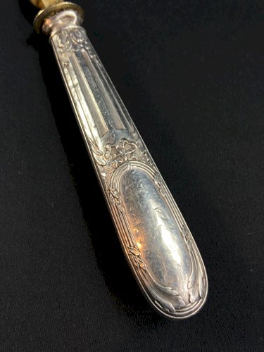 Pelle à tarte de style Louis XVI manche argent