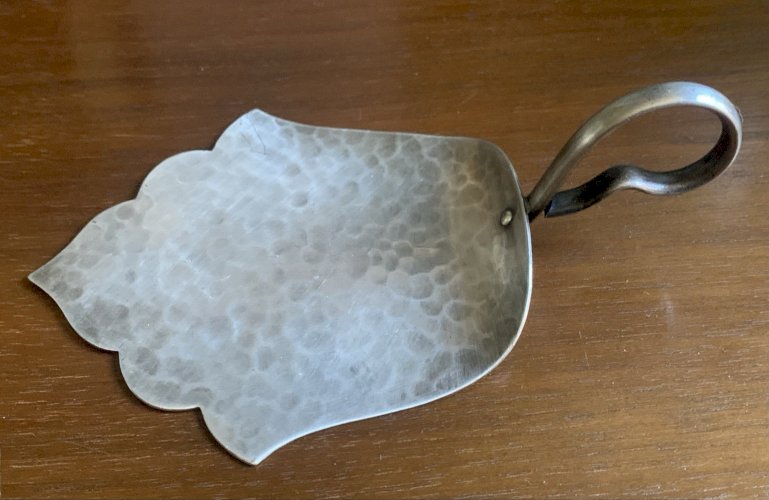 Pelle spatule art nouveau jugenstil métal argenté WMF 1900's