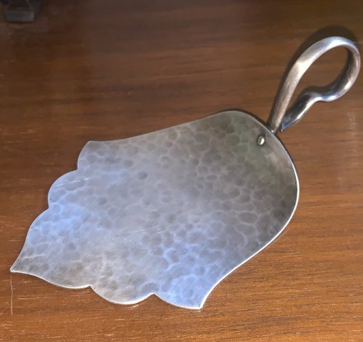 Pelle spatule art nouveau jugenstil métal argenté WMF 1900's