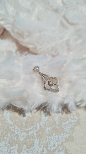 Pendentif ancien art déco en or et diamants