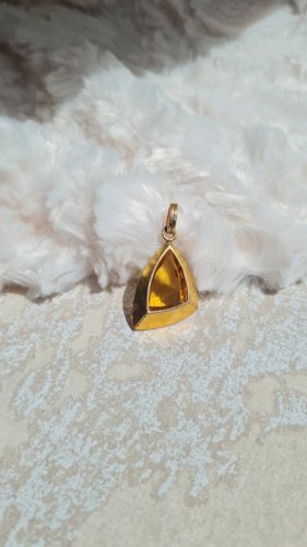 Pendentif Ancien Plaqué or Murat