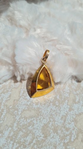 Pendentif Ancien Plaqué or Murat