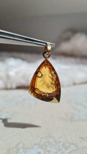 Pendentif Ancien Plaqué or Murat