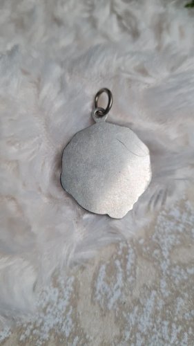 Pendentif Art Nouveau ancien en argent 800 signé AD