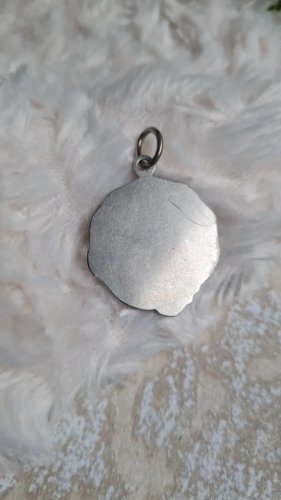 Pendentif Art Nouveau ancien en argent 800 signé AD