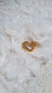 Pendentif Cécile & Jeanne en forme de cœur DPR