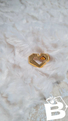 Pendentif Cécile & Jeanne en forme de cœur DPR