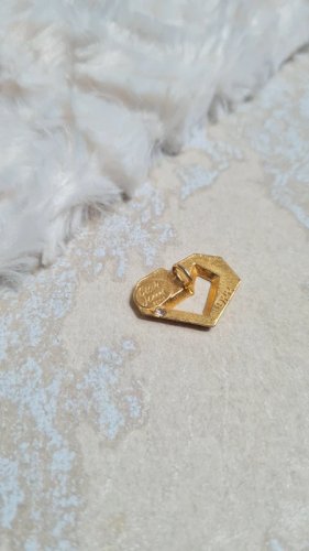Pendentif Cécile & Jeanne en forme de cœur DPR