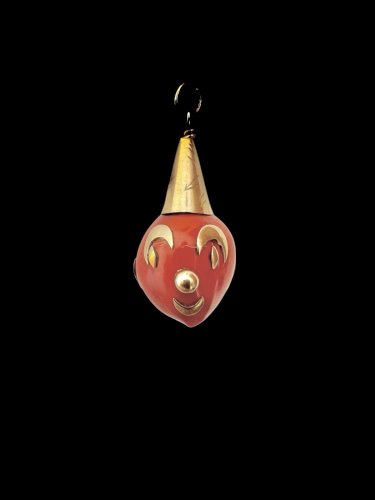 Pendentif clown or 18 carats vintage vers 1930/1950 Unisexe rare collection
