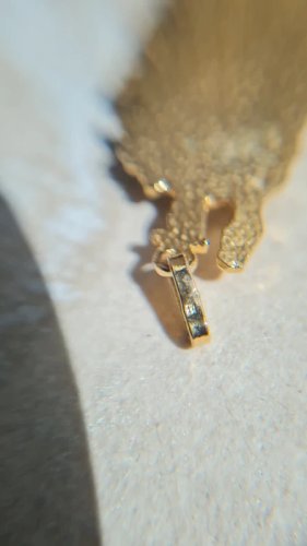 Pendentif Corse plaqué or