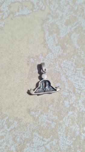 pendentif de otaries en argent - phoques