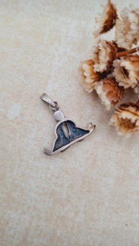 pendentif de otaries en argent - phoques