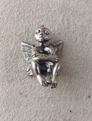 Pendentif elfe Trollbeads Fantasy Elf, en argent massif ^