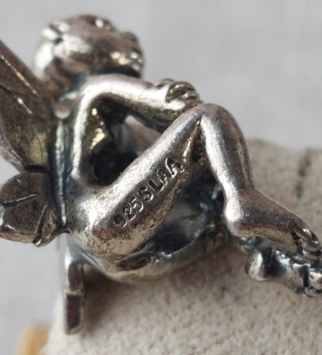 Pendentif elfe Trollbeads Fantasy Elf, en argent massif ^